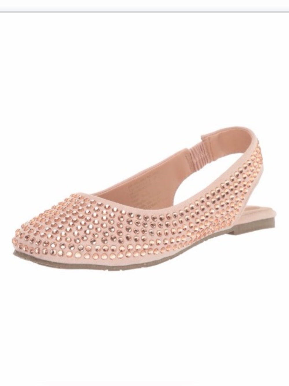 Kenneth Cole Esme Soft Pink Crystal Slingback Flats